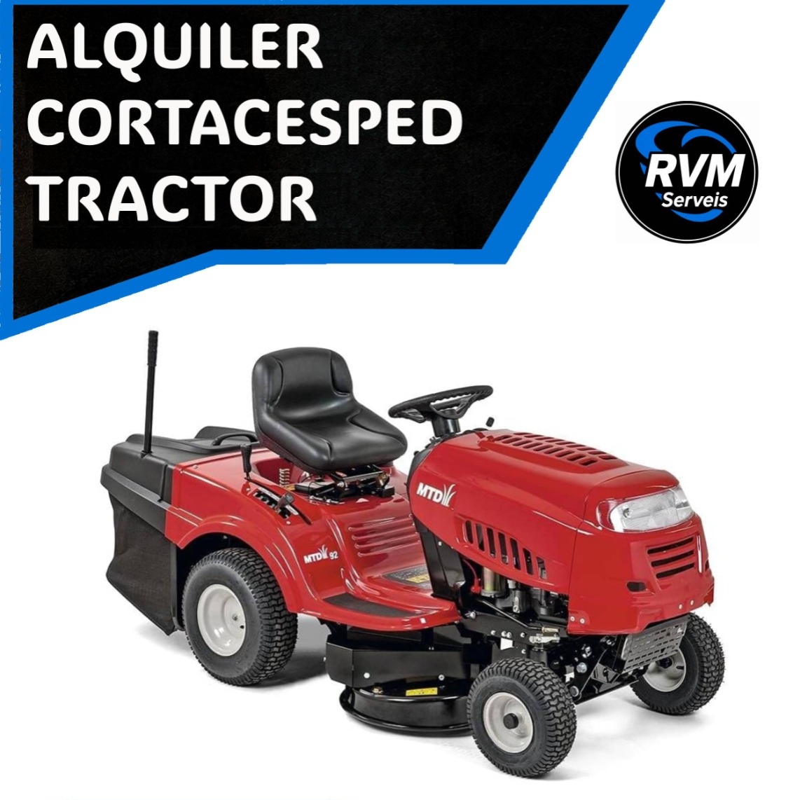 Cortacésped Tractor
